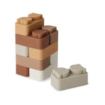 Pile de briques de construction en silicone - 10 pcs.