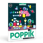 POSTER CRÉATIF + 750 STICKERS COSMIC (3-7 ANS)